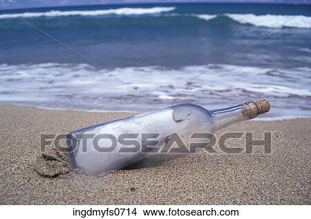 Message in a Bottle View Large Photo Image Picture - Message in a Bottle. Fotosearch