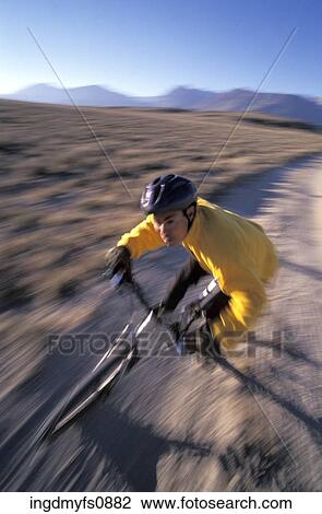 Mountain Biking in the Desert View Large Photo Image Stock Image - Mountain Biking in the Desert. Fotosearch