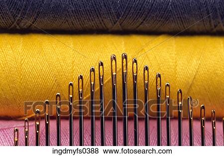 Needles And Thread View Large Photo Image Stock Photo - Needles And Thread. Fotosearch