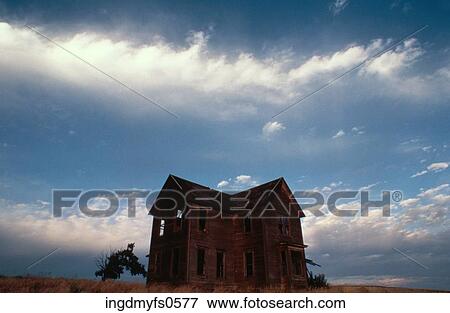 Old Abandoned House View Large Photo Image Stock Photo - Old Abandoned House. Fotosearch