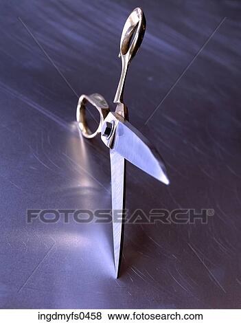 Stock Photo - Open Pair of Scissors. Fotosearch