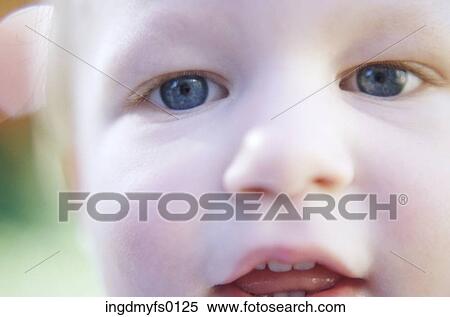 Portrait of Blue Eyed Baby View Large Photo Image Stock Photography - Portrait of Blue Eyed Baby. Fotosearch