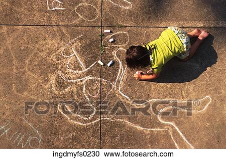 Sidewalk Chalk View Large Photo Image Stock Image - Sidewalk Chalk. Fotosearch