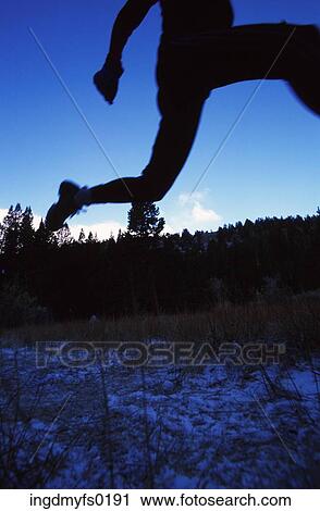 Silhouette of Runner View Large Photo Image Stock Image - Silhouette of Runner. Fotosearch