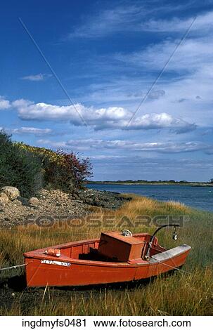 Small Beached Boat View Large Photo Image Stock Image - Small Beached Boat. Fotosearch