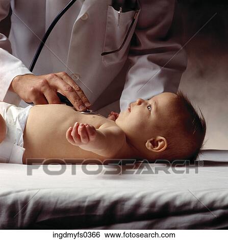 Stethoscope On Baby View Large Photo Image Stock Photograph - Stethoscope On Baby. Fotosearch