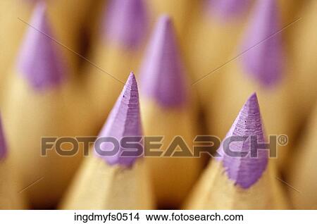 Violet Pencil Tips View Large Photo Image Picture - Violet Pencil Tips. Fotosearch