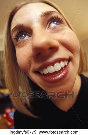 Woman Making Goofy Face View Large Photo Image Stock Photo - Woman Making Goofy Face. Fotosearch