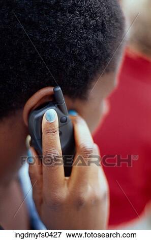 Woman on Cell-Phone View Large Photo Image Stock Photo - Woman on Cell-Phone. Fotosearch