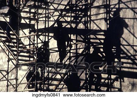 Workers on Scaffolding View Large Photo Image Stock Image - Workers on Scaffolding. Fotosearch