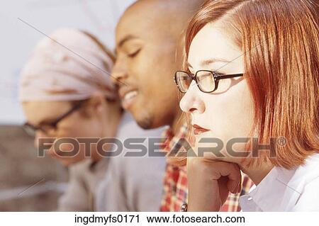 Young Executives in Meeting View Large Photo Image Stock Image - Young Executives in Meeting. Fotosearch