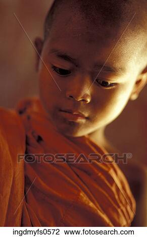 Young Monk View Large Photo Image Stock Image - Young Monk. Fotosearch