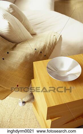 Close-up of a bed with side table View Large Photo Image Stock Image - Close-up of a bed with side table. Fotosearch