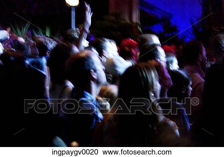 An audience at a music concert View Large Photo Image Stock Image - An audience at a music concert. Fotosearch