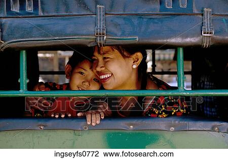 Asian Woman and Child in Car View Large Photo Image Stock Image - Asian Woman and Child in Car. Fotosearch