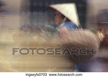 Asian Woman Carrying Baskets View Large Photo Image Stock Image - Asian Woman Carrying Baskets. Fotosearch