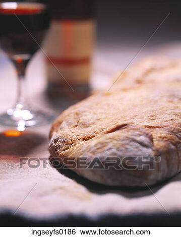 Bread and Wine View Large Photo Image Stock Photograph - Bread and Wine. Fotosearch