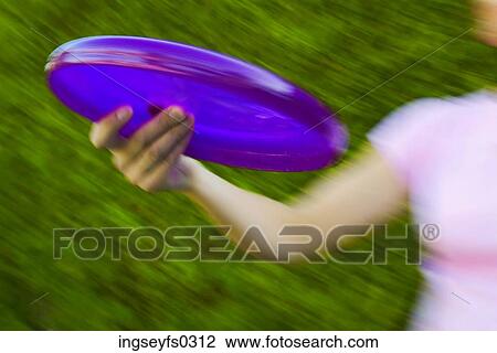 Stock Image - Bright Purple Frisbee. Fotosearch