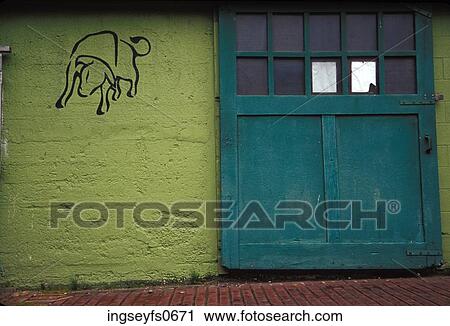 Bull Painted on a Wall View Large Photo Image Stock Image - Bull Painted on a Wall. Fotosearch