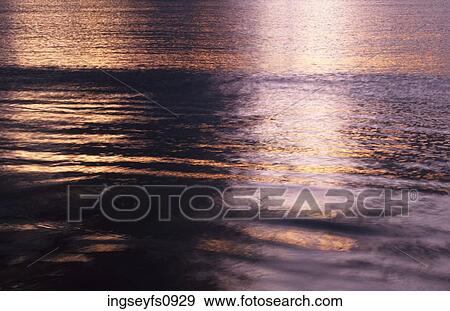 Calm Water at Sunrise View Large Photo Image Stock Photo - Calm Water at Sunrise. Fotosearch