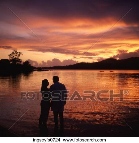 Couple by the Lake View Large Photo Image Picture - Couple by the Lake. Fotosearch