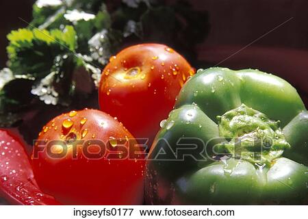 Crisp Wet Vegetables View Large Photo Image Stock Photo - Crisp Wet Vegetables. Fotosearch