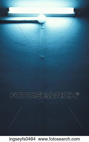 Dim Fluorescent Light View Large Photo Image Picture - Dim Fluorescent Light. Fotosearch