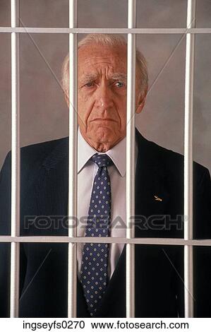 Elderly Businessman In Jail Cell View Large Photo Image Stock Image - Elderly Businessman In Jail Cell. Fotosearch