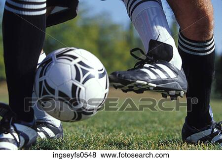 Feet Playing Soccer View Large Photo Image Stock Photo - Feet Playing Soccer. Fotosearch