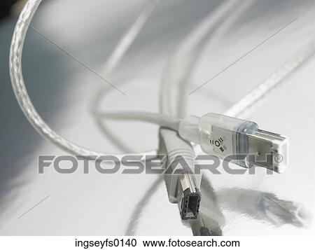 Firewire and USB Cables View Large Photo Image Stock Image - Firewire and USB Cables. Fotosearch