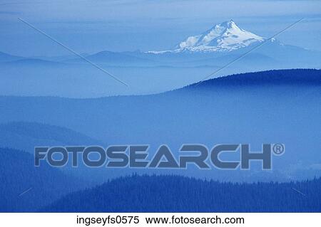 Stock Photography - Forest Foothills and Mountains. Fotosearch