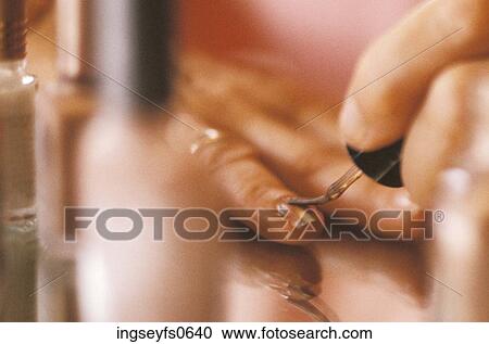 Getting a Manicure View Large Photo Image Stock Image - Getting a Manicure. Fotosearch