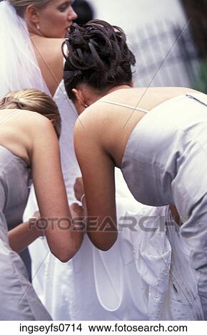Getting the Bride Ready View Large Photo Image Picture - Getting the Bride Ready. Fotosearch