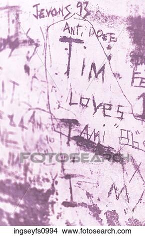 Graffiti on Wall View Large Photo Image Picture - Graffiti on Wall. Fotosearch