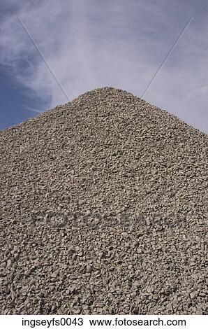 Stock Image - Gravel Heap. Fotosearch