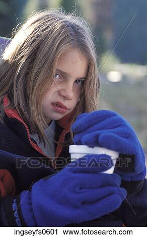 Grumpy Little Girl Camping View Large Photo Image Stock Image - Grumpy Little Girl Camping. Fotosearch