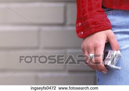 Hand Holding a Cell Phone View Large Photo Image Stock Image - Hand Holding a Cell Phone. Fotosearch