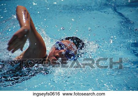Little Girl Swimming View Large Photo Image Stock Photograph - Little Girl Swimming. Fotosearch