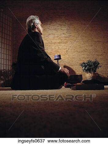 Man Meditating View Large Photo Image Stock Photo - Man Meditating. Fotosearch