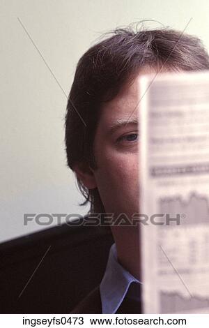 Man Reading the Newspaper View Large Photo Image Stock Image - Man Reading the Newspaper. Fotosearch