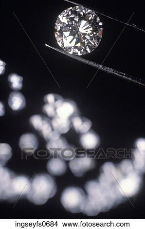Measuring a Diamond View Large Photo Image Picture - Measuring a Diamond. Fotosearch