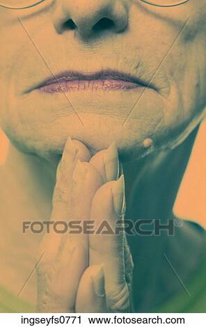 Stock Image - Old Woman Praying. Fotosearch