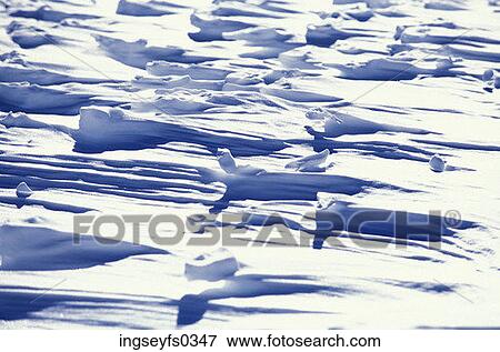 Patterns in Snow View Large Photo Image Stock Photo - Patterns in Snow. Fotosearch
