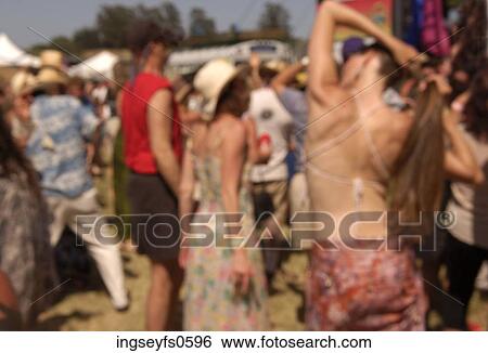 People At Outdoor Festival View Large Photo Image Stock Photograph - People At Outdoor Festival. Fotosearch