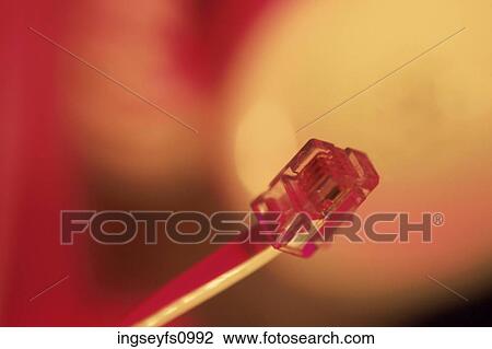 Phone Line Plug View Large Photo Image Stock Image - Phone Line Plug. Fotosearch