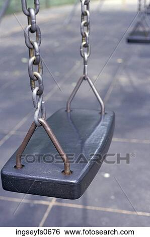 Playground Swing View Large Photo Image Stock Photograph - Playground Swing. Fotosearch