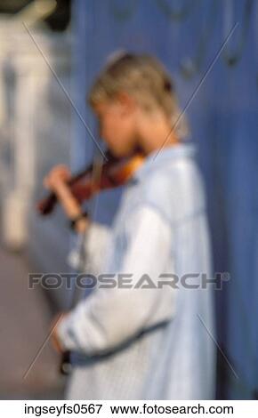 Stock Photo - Playing the Violin. Fotosearch