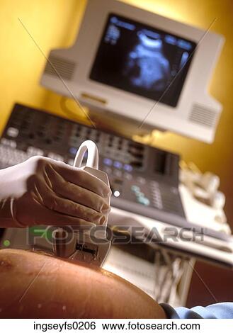 Pregnant Belly Receiving An Ultrasound View Large Photo Image Stock Photograph - Pregnant Belly Receiving An Ultrasound. Fotosearch