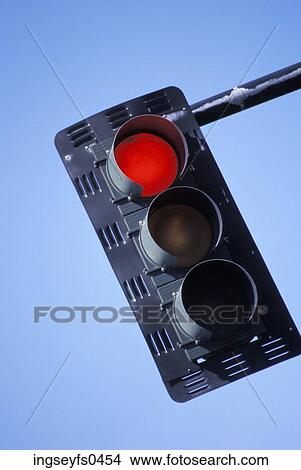 Red Traffic Light View Large Photo Image Picture - Red Traffic Light. Fotosearch