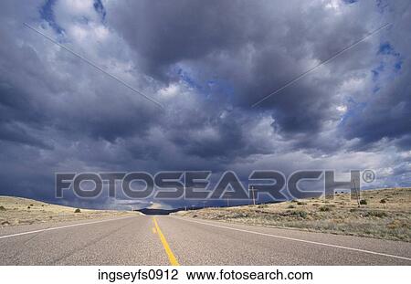 Road into Stormy Skies View Large Photo Image Stock Image - Road into Stormy Skies. Fotosearch